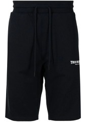 True Religion logo-print track shorts