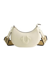 True Religion LOGO STRAP CRESCENT HOBO