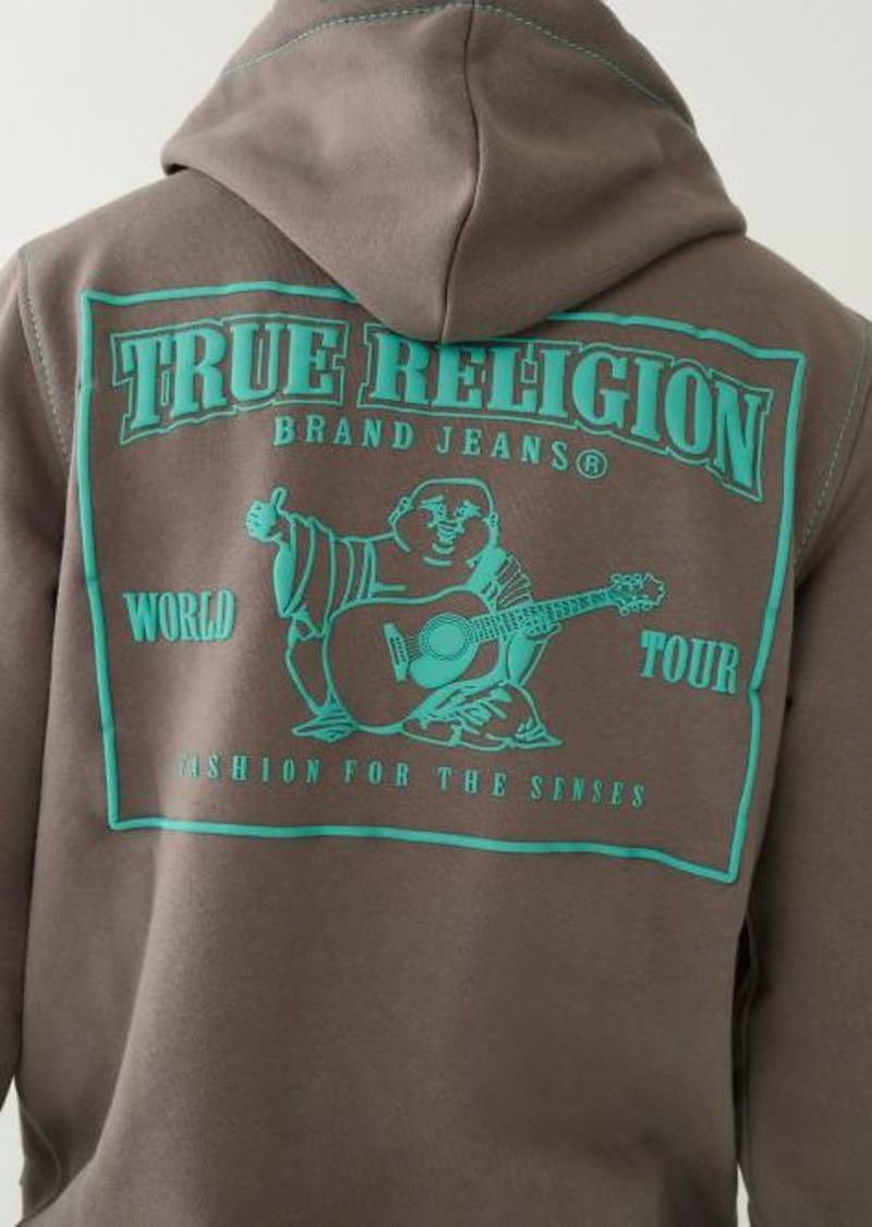 True Religion Men's Big T Zip Hoodie