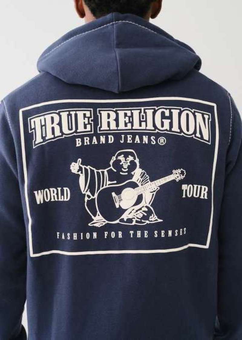 True Religion Men's Big T Zip Hoodie