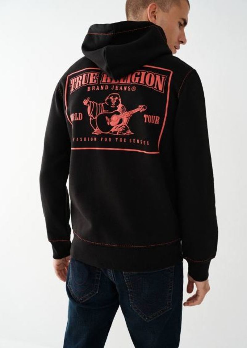 True Religion Men's Big T Zip Hoodie