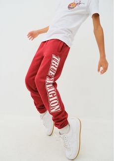 True Religion Men's Boys Arched Logo Jogger