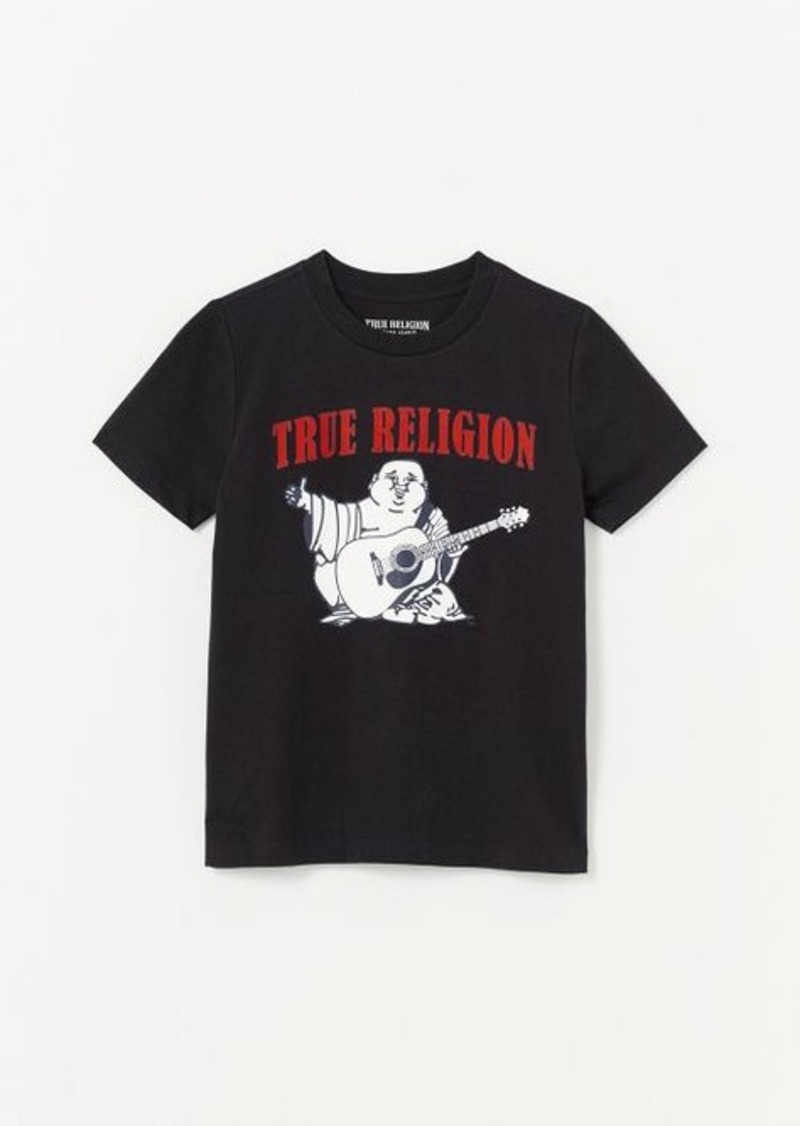 True Religion Men's Boys Buddha Logo T-Shirt