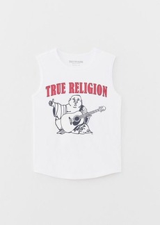 True Religion Men's Boys Buddha Logo Tank Top