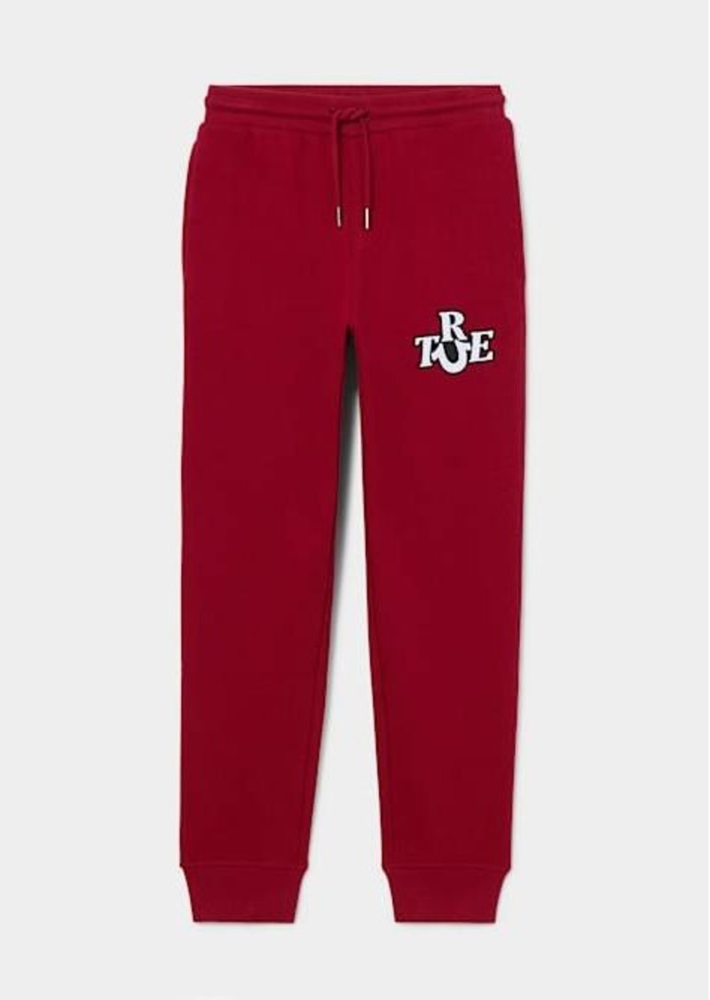 True Religion Men's Boys Supercool True Patch Jogger