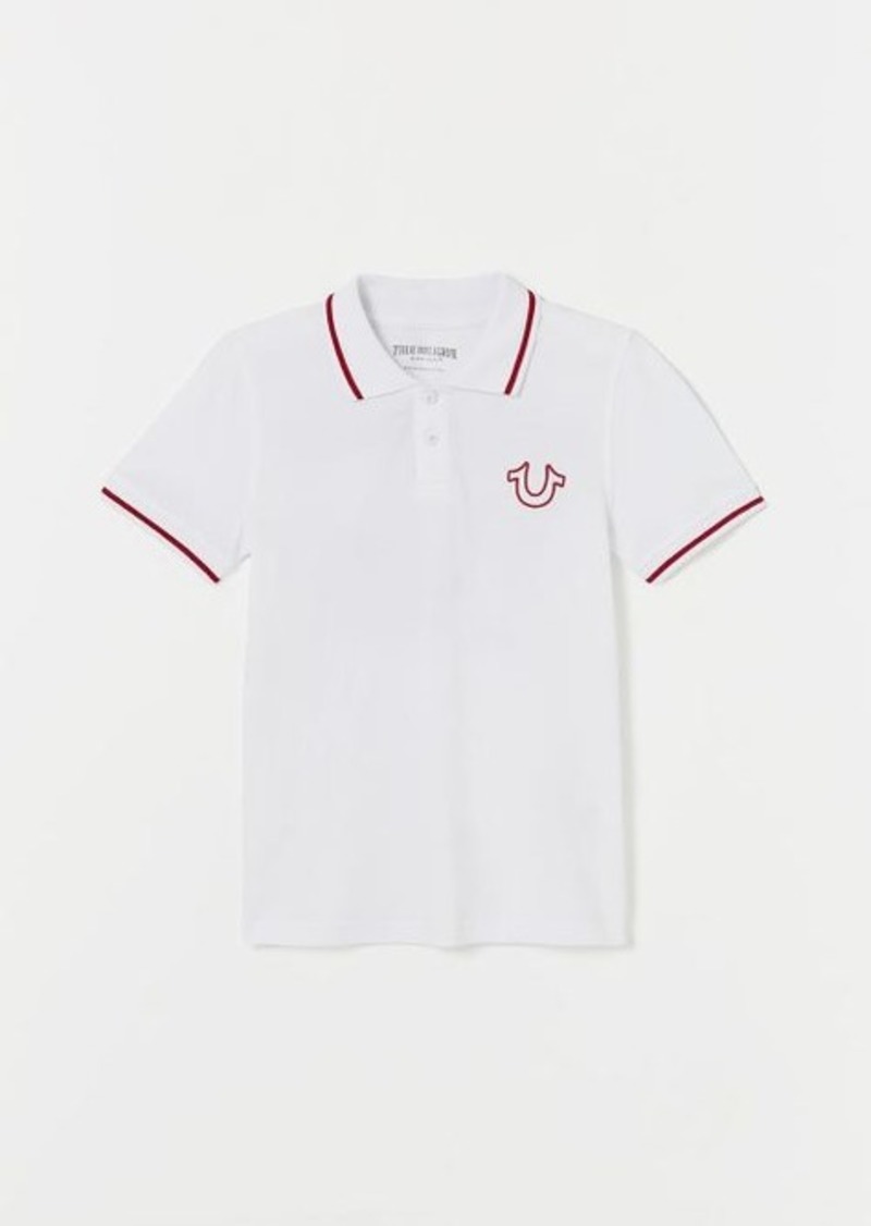 Men's Boys True Religion Logo Polo Shirt