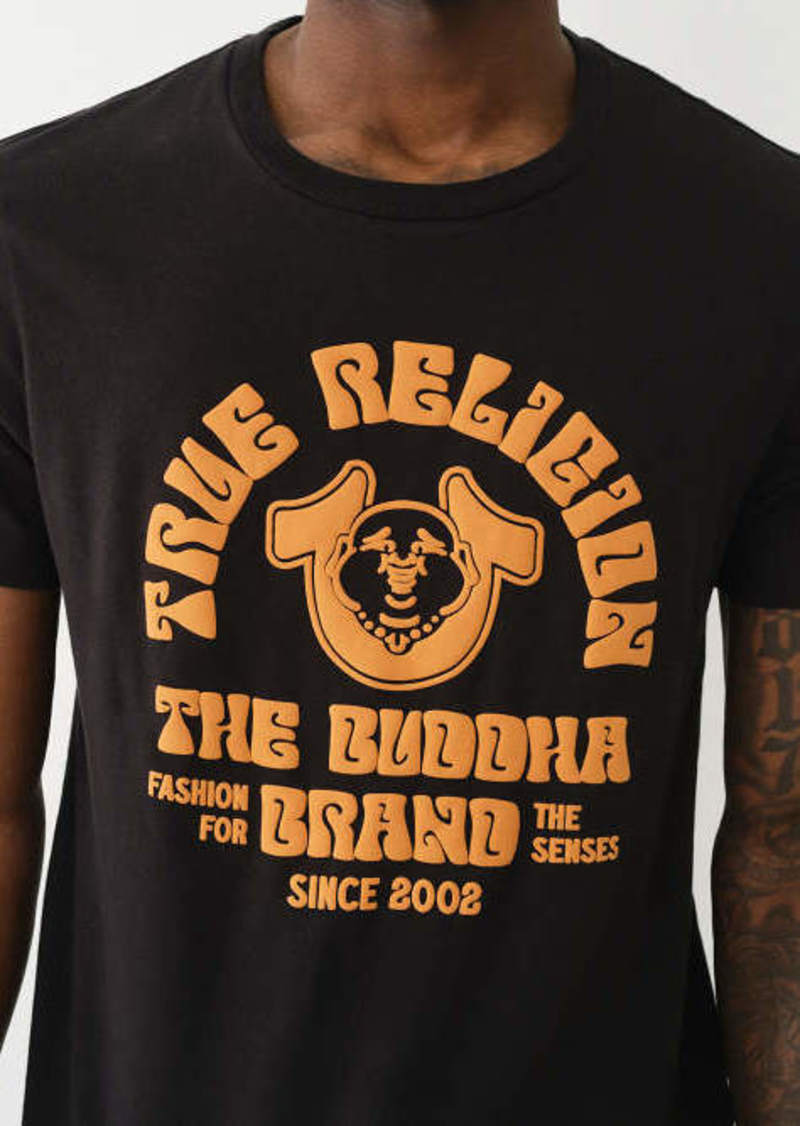 True Religion Men's Buddha Brand Puff Print T-Shirt