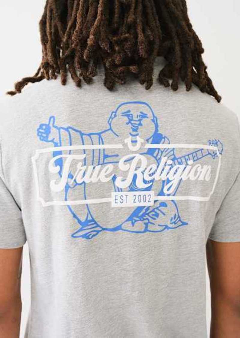 True Religion Men's Buddha Est 2002 Logo T-Shirt