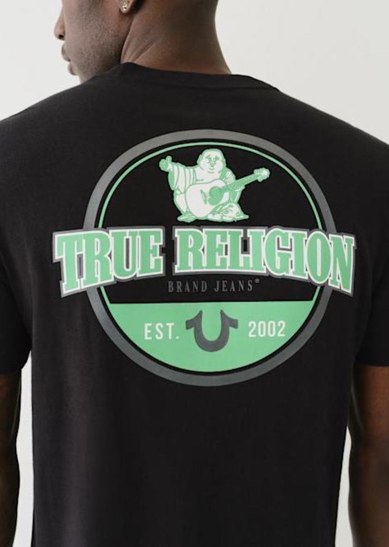 True Religion Men's Buddha Logo Crew T-Shirt