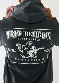 True Religion Men's Buddha Logo Vintage Wash Hoodie