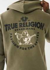 True Religion Men's Buddha Logo Zip Hoodie