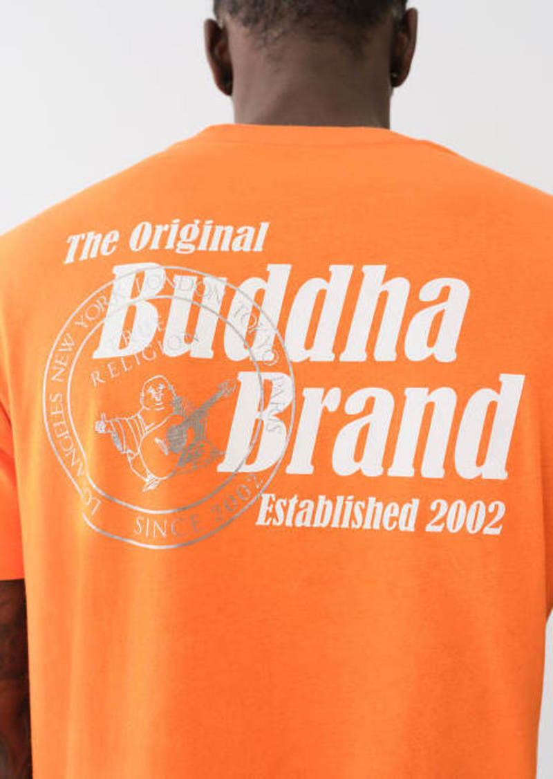 True Religion Men's Buddha Stamp Crew T-Shirt