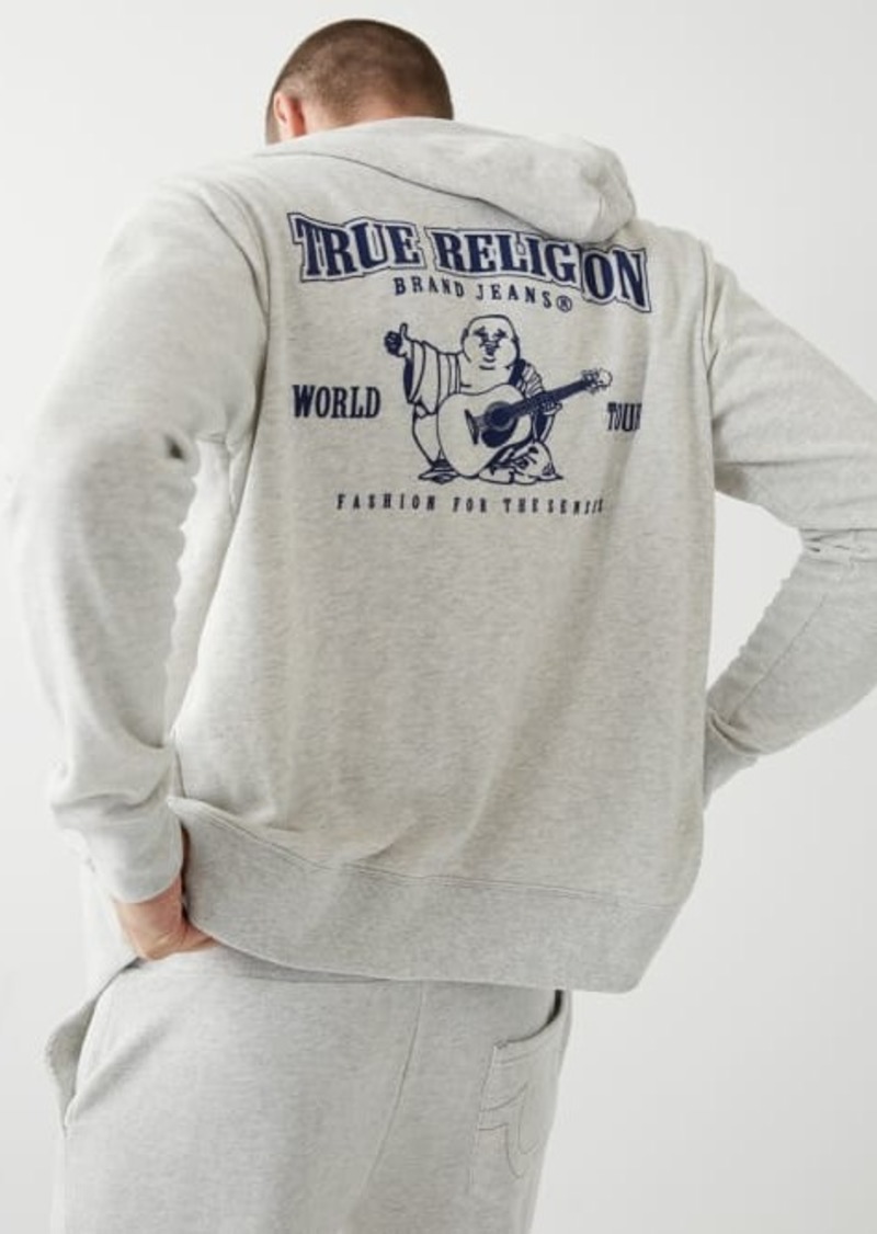 True Religion Men's Buddha Zip Hoodie