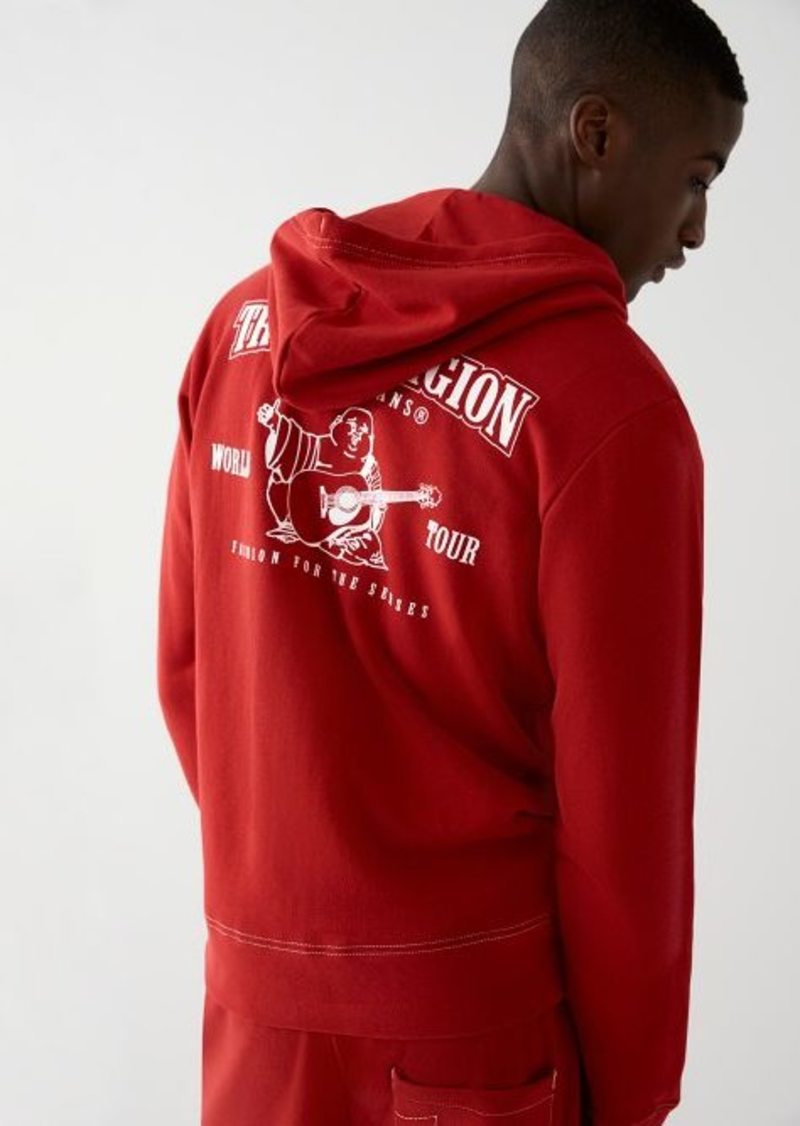 True Religion Men's Buddha Zip Hoodie