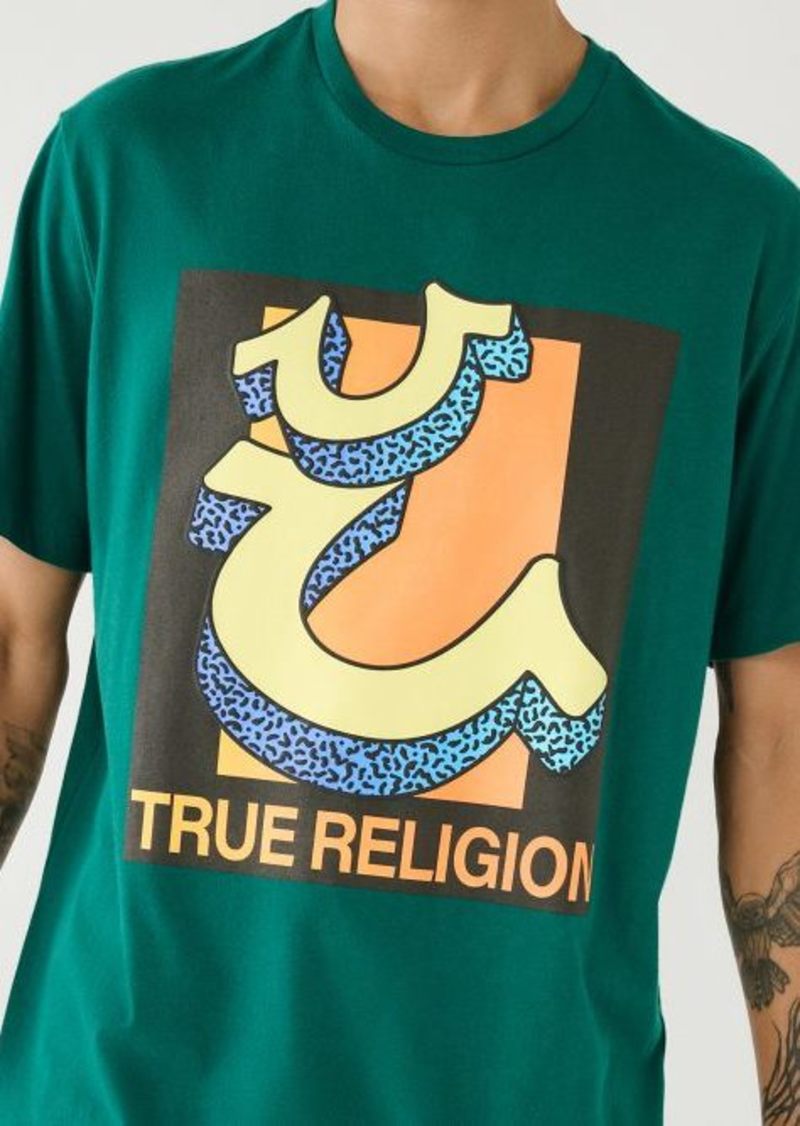 True Religion Men's Channel True Graphic Relaxed Tee