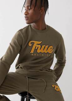 True Religion Men's Collegiate Crewneck Sweatshirt