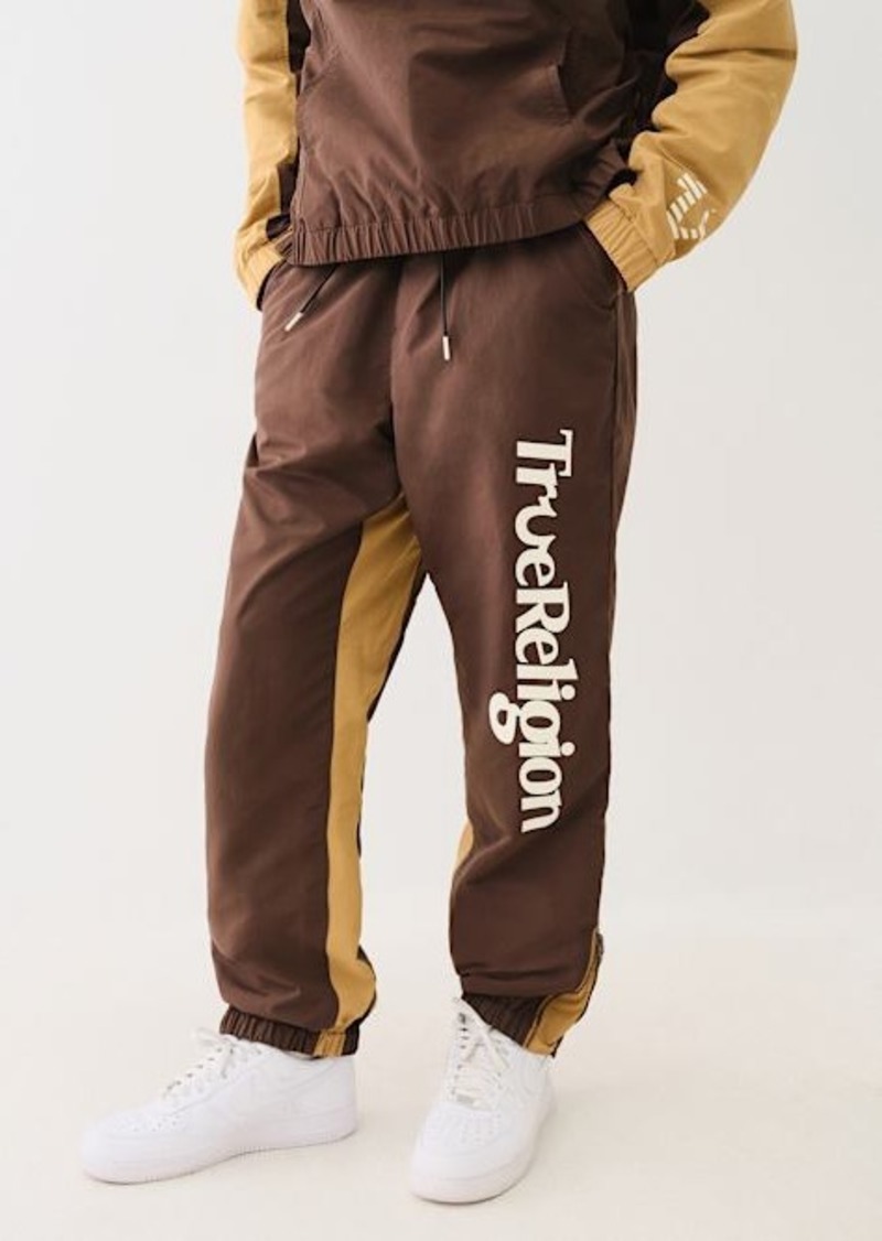 True Religion Men's Colorblock Nylon Jogger