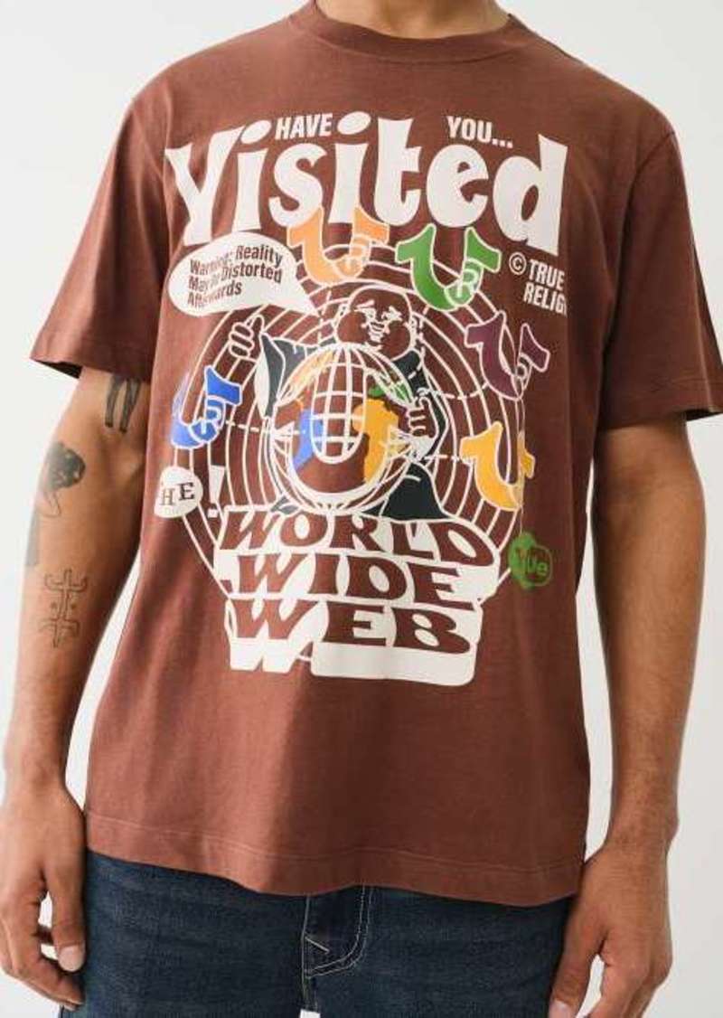 True Religion Men's Distorted Graphic T-Shirt