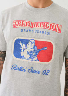 True Religion Men's Embroidered Ballin' T-Shirt