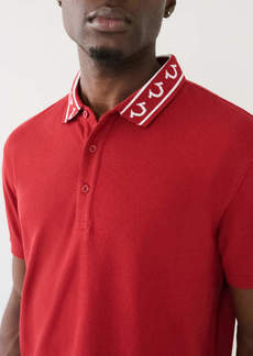 Men's Embroidered True Religion Polo Shirt