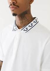 Men's Embroidered True Religion Polo Shirt