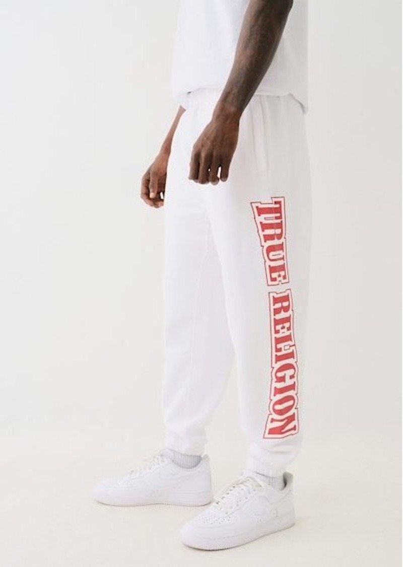 True Religion Men's Exaggerated Icon Jogger