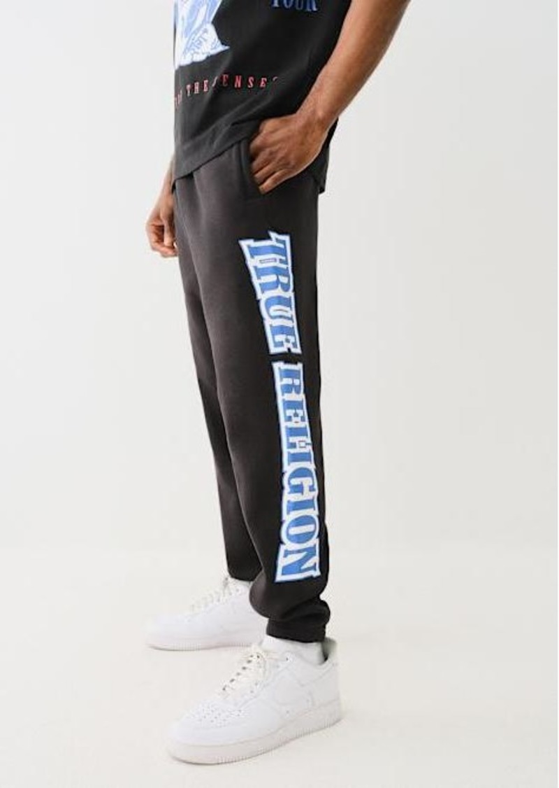 True Religion Men's Exaggerated Icon Jogger