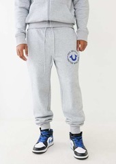 True Religion Men's Flocked Hs Logo Jogger