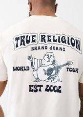 True Religion Men's Flocked Vintage Logo T-Shirt