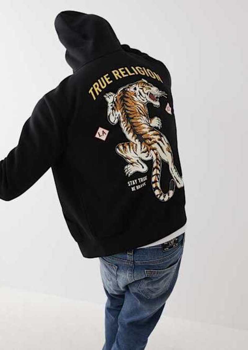 True Religion Men's Graphic Zip Hoodie