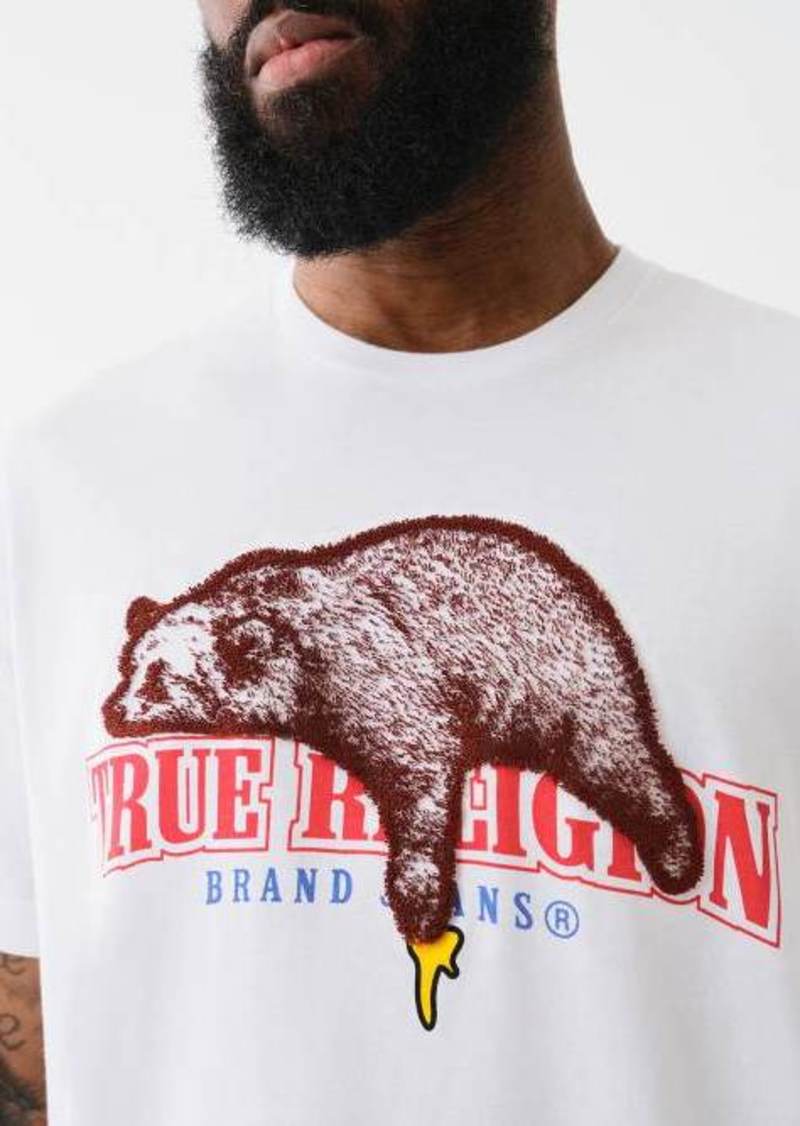 True Religion Men's Honey Bear Relaxed T-Shirt