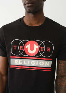 True Religion Men's Horseshoe Circle Logo Tee