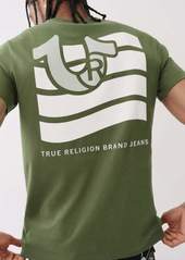 True Religion Men's Horseshoe Flag Print T-Shirt