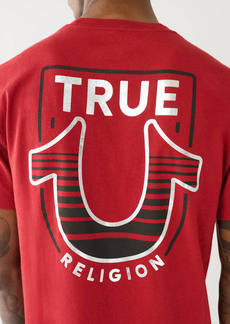 True Religion Men's Horseshoe Logo Crew Neck Tee