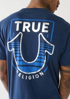 True Religion Men's Horseshoe Logo Crew Neck Tee