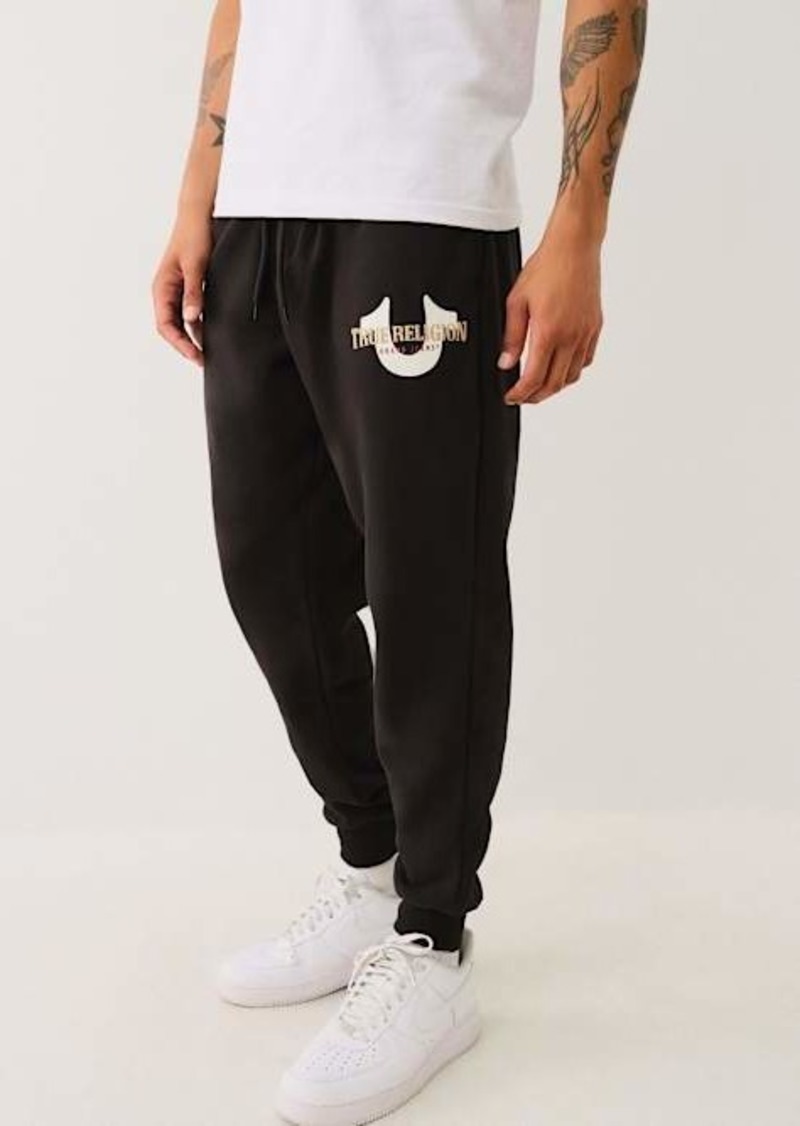 True Religion Men's Horseshoe Logo Jogger