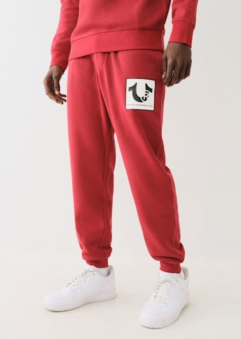 True Religion Men's Horseshoe Logo Jogger