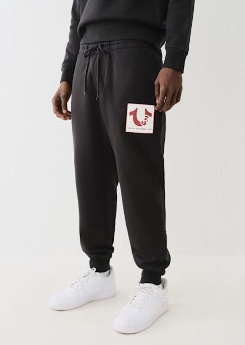 True Religion Men's Horseshoe Logo Jogger