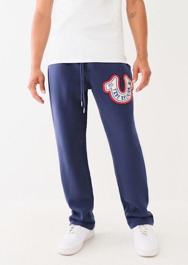 True Religion Men's Horseshoe Patch Sweat Pant