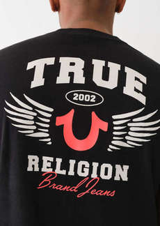 True Religion Men's Horseshoe Wing Logo Tee
