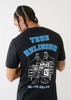 True Religion Men's Hs Puff Print News Tee