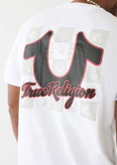 True Religion Men's Hs TR Grid Crew Tee