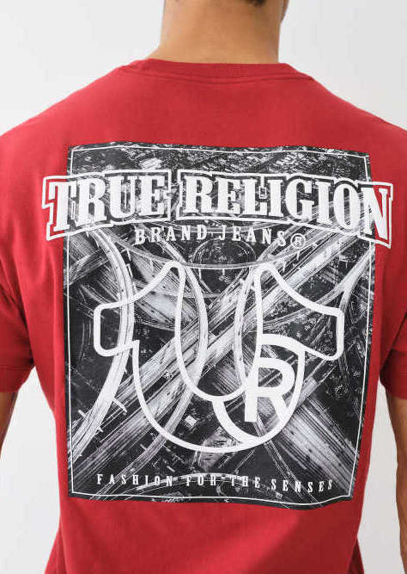 True Religion Men's La Freeway Graphic T-Shirt