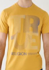Men's Lined True Religion Logo Tee
