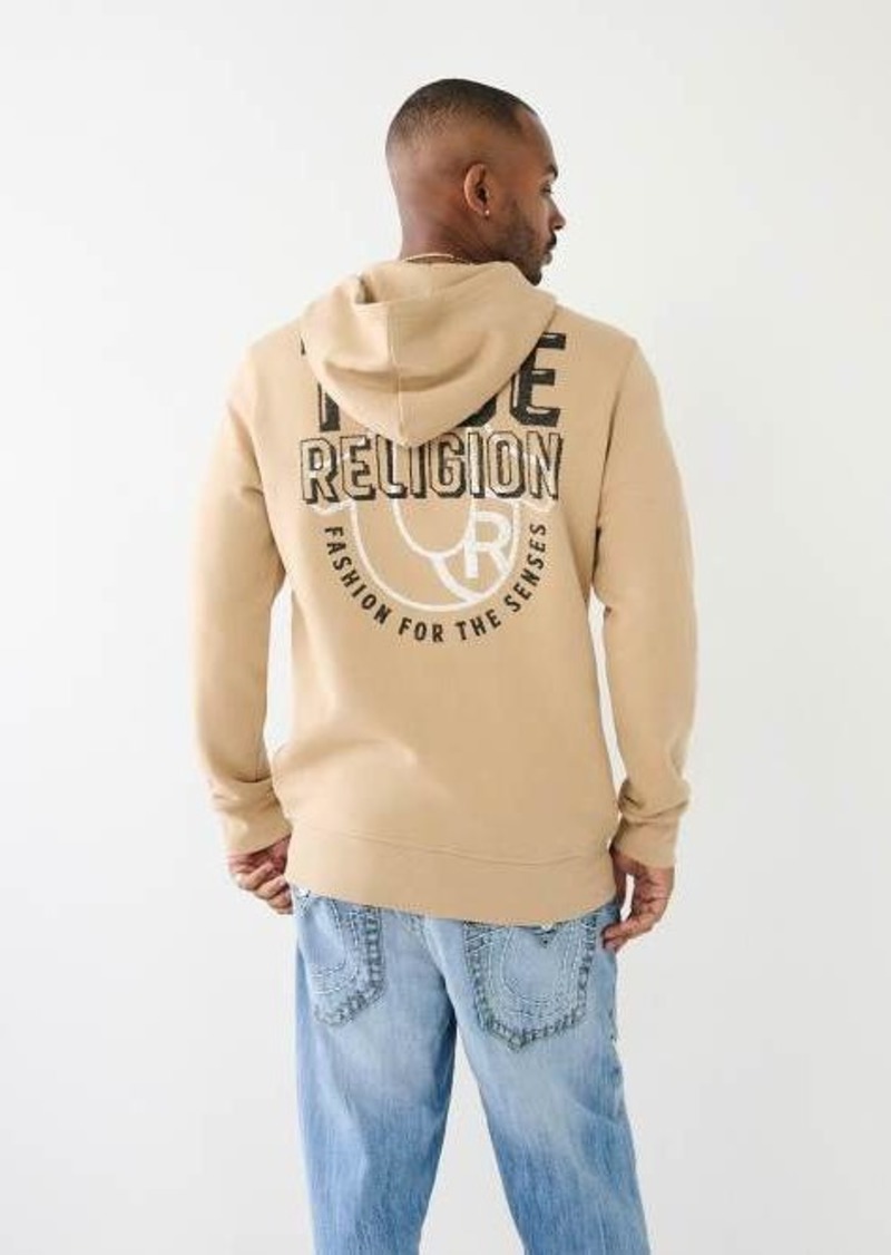 True Religion Men's Logo Zip Hoodie