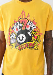 True Religion Men's Lucky Seven Flame T-Shirt