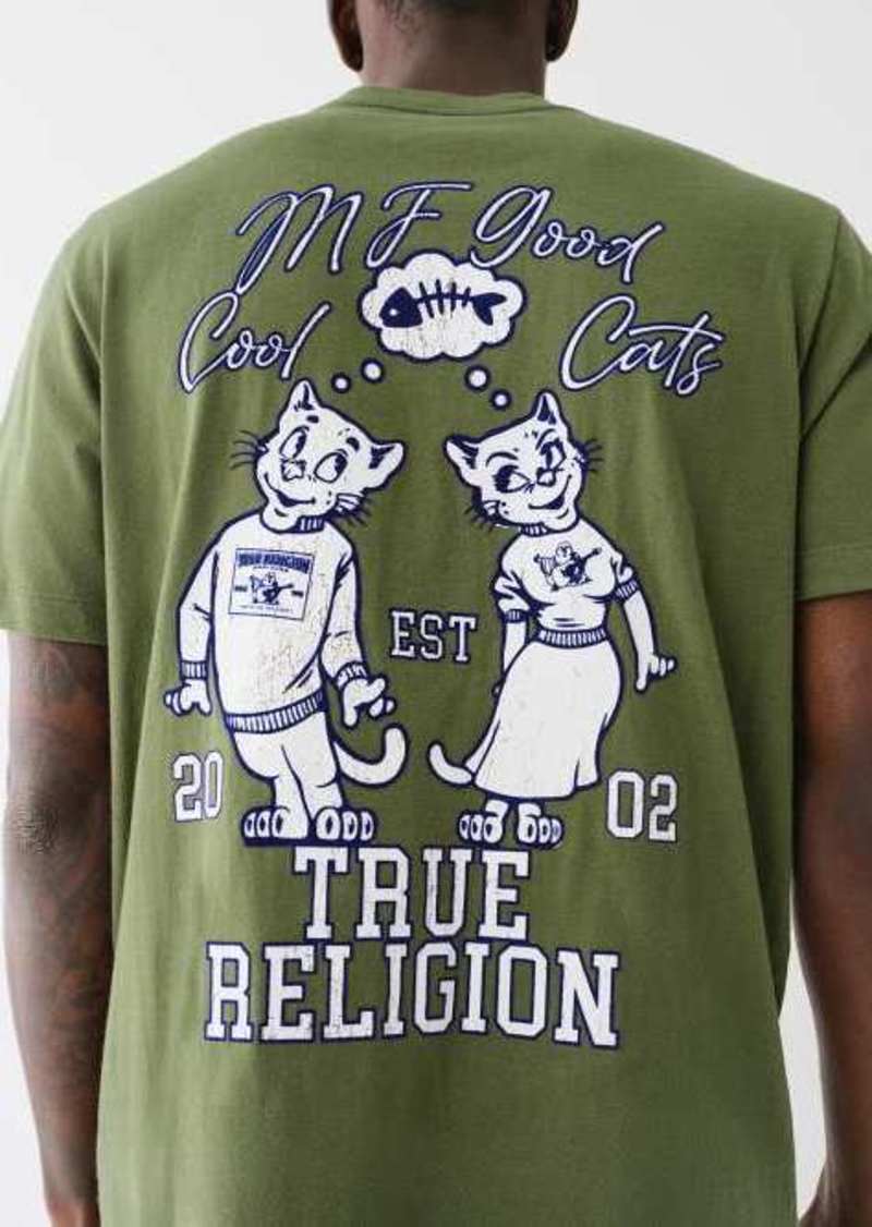 True Religion Men's Mf Good Cool Cats T-Shirt