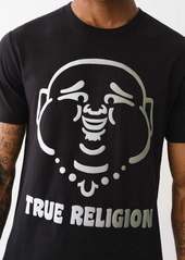 True Religion Men's Ombre Buddha Face T-Shirt