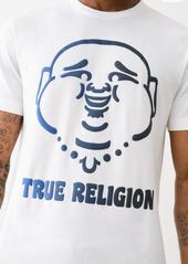 True Religion Men's Ombre Buddha Face Tee