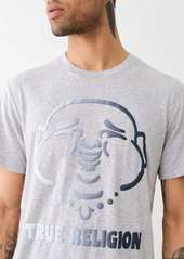 True Religion Men's Ombre Buddha Face T-Shirt